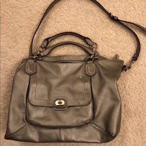 Coach Silver Shoulder Bag